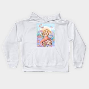 Nautilus Queen Mermaid Kids Hoodie